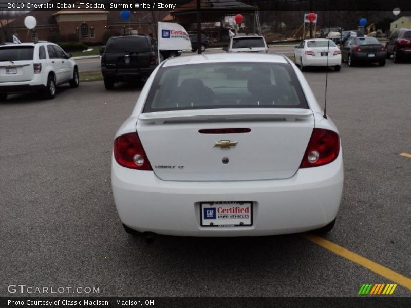 Summit White / Ebony 2010 Chevrolet Cobalt LT Sedan