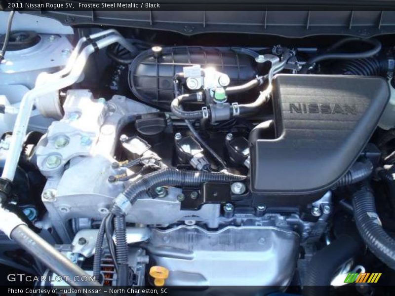 Frosted Steel Metallic / Black 2011 Nissan Rogue SV