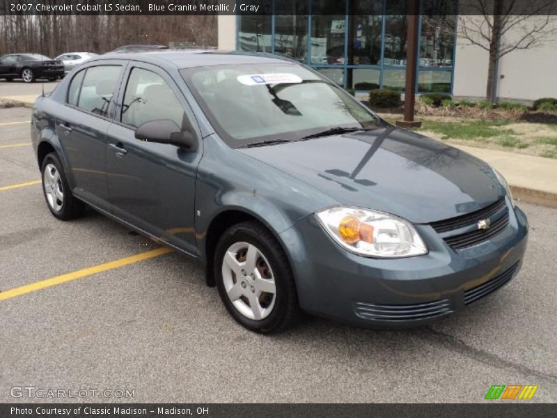 Blue Granite Metallic / Gray 2007 Chevrolet Cobalt LS Sedan