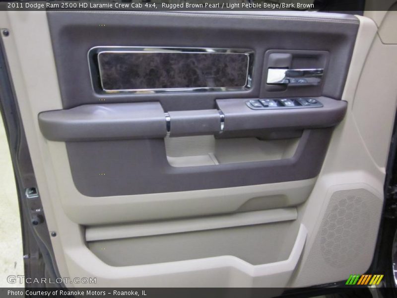 Rugged Brown Pearl / Light Pebble Beige/Bark Brown 2011 Dodge Ram 2500 HD Laramie Crew Cab 4x4