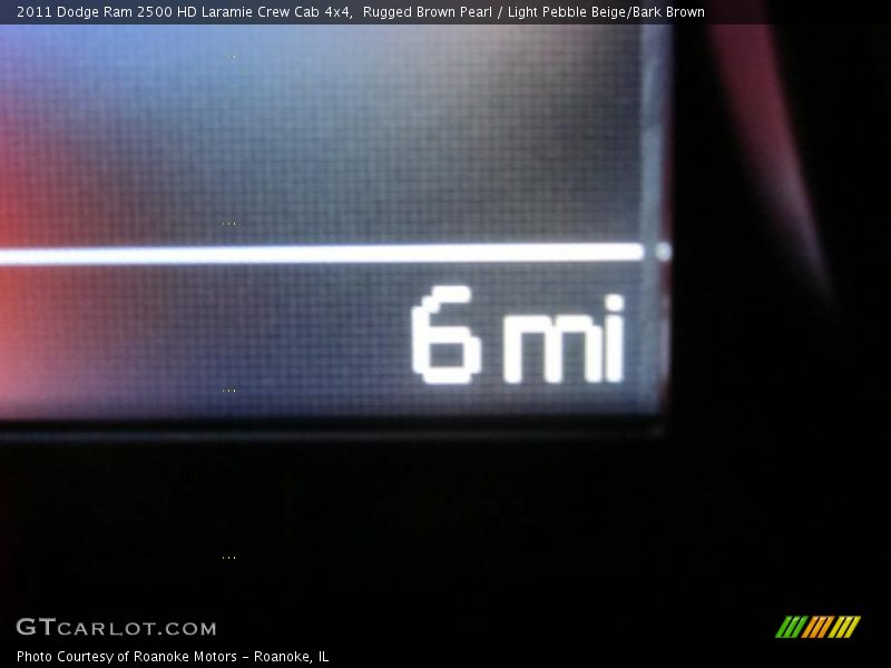 Rugged Brown Pearl / Light Pebble Beige/Bark Brown 2011 Dodge Ram 2500 HD Laramie Crew Cab 4x4
