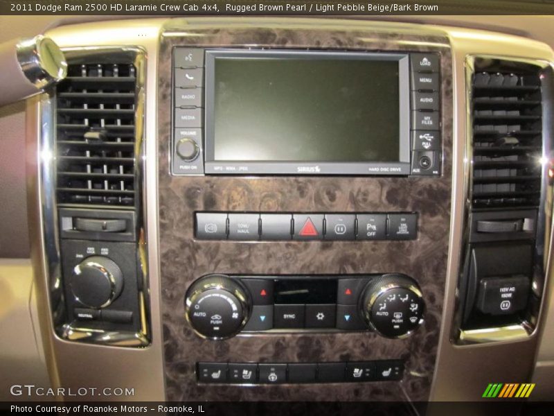 Rugged Brown Pearl / Light Pebble Beige/Bark Brown 2011 Dodge Ram 2500 HD Laramie Crew Cab 4x4