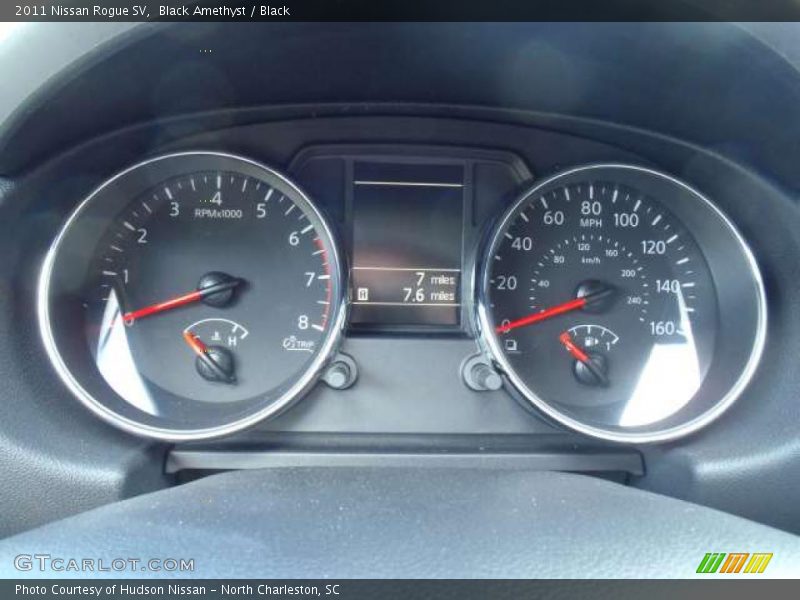 Black Amethyst / Black 2011 Nissan Rogue SV