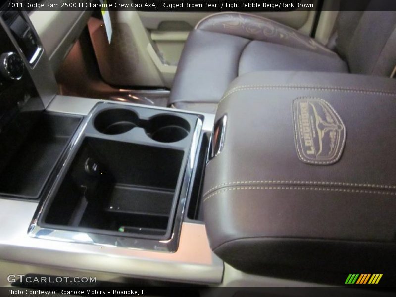 Rugged Brown Pearl / Light Pebble Beige/Bark Brown 2011 Dodge Ram 2500 HD Laramie Crew Cab 4x4