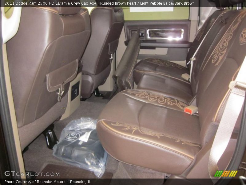 Rugged Brown Pearl / Light Pebble Beige/Bark Brown 2011 Dodge Ram 2500 HD Laramie Crew Cab 4x4