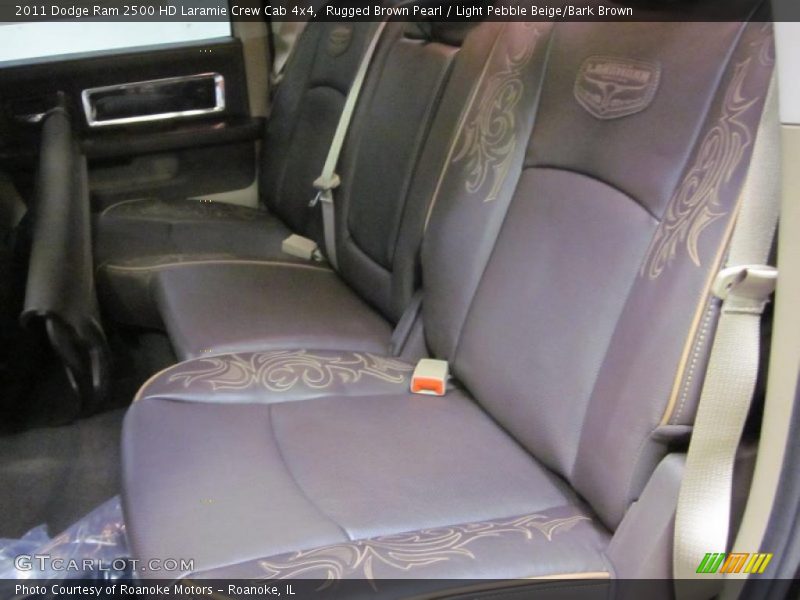 Rugged Brown Pearl / Light Pebble Beige/Bark Brown 2011 Dodge Ram 2500 HD Laramie Crew Cab 4x4