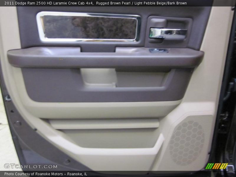 Rugged Brown Pearl / Light Pebble Beige/Bark Brown 2011 Dodge Ram 2500 HD Laramie Crew Cab 4x4