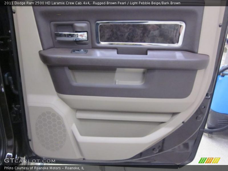Rugged Brown Pearl / Light Pebble Beige/Bark Brown 2011 Dodge Ram 2500 HD Laramie Crew Cab 4x4
