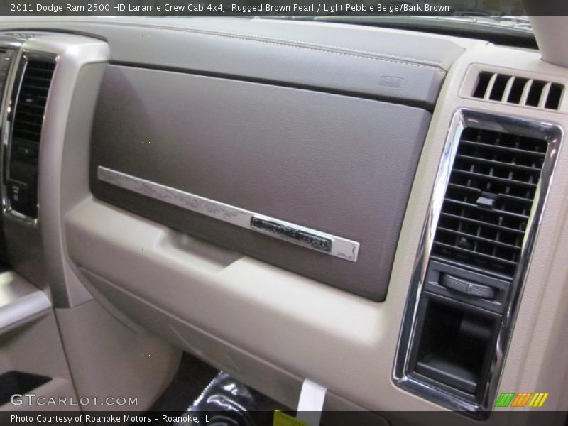 Rugged Brown Pearl / Light Pebble Beige/Bark Brown 2011 Dodge Ram 2500 HD Laramie Crew Cab 4x4
