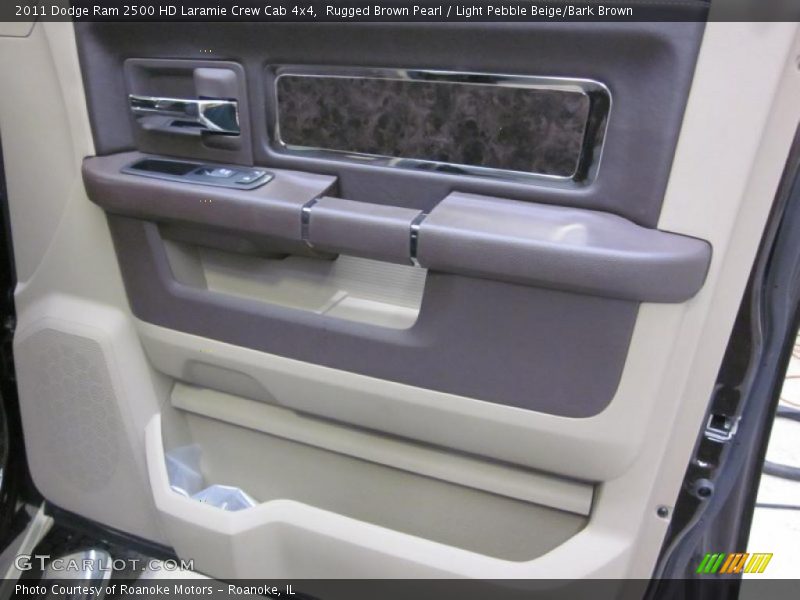 Rugged Brown Pearl / Light Pebble Beige/Bark Brown 2011 Dodge Ram 2500 HD Laramie Crew Cab 4x4