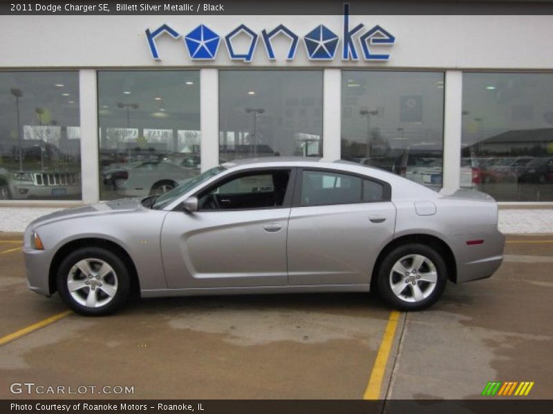 Billett Silver Metallic / Black 2011 Dodge Charger SE