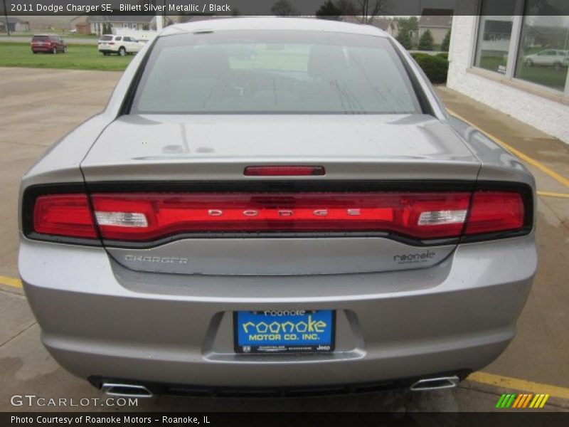Billett Silver Metallic / Black 2011 Dodge Charger SE