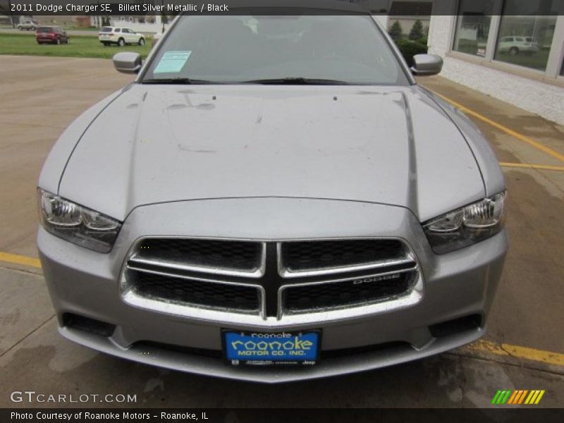 Billett Silver Metallic / Black 2011 Dodge Charger SE