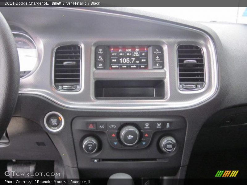 Billett Silver Metallic / Black 2011 Dodge Charger SE