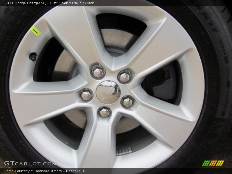 Billett Silver Metallic / Black 2011 Dodge Charger SE