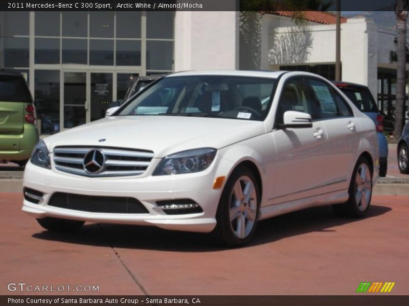 Arctic White / Almond/Mocha 2011 Mercedes-Benz C 300 Sport
