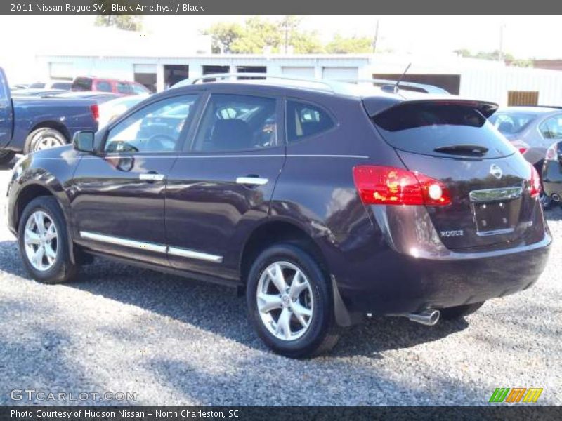Black Amethyst / Black 2011 Nissan Rogue SV