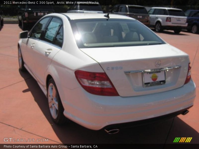 Arctic White / Almond/Mocha 2011 Mercedes-Benz C 300 Sport