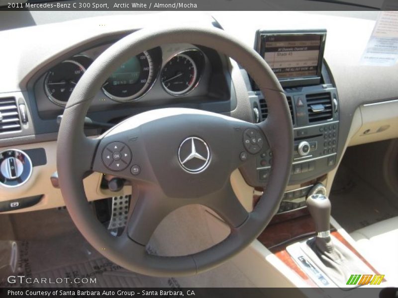 Arctic White / Almond/Mocha 2011 Mercedes-Benz C 300 Sport