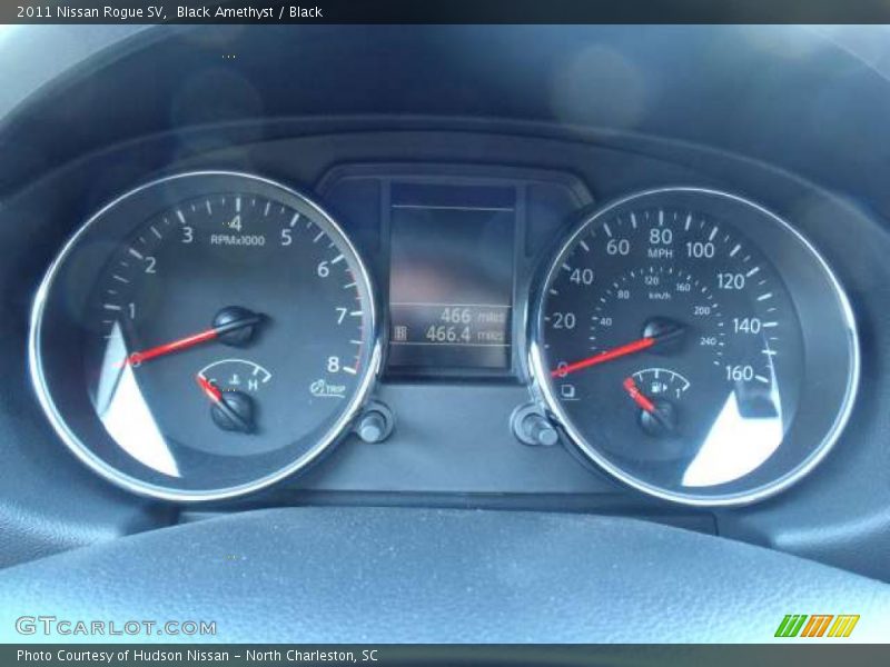 Black Amethyst / Black 2011 Nissan Rogue SV