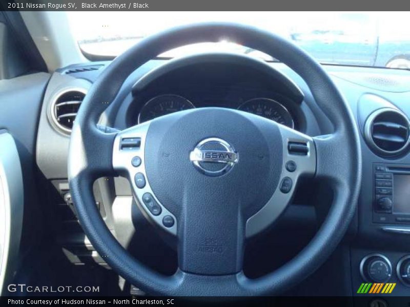 Black Amethyst / Black 2011 Nissan Rogue SV