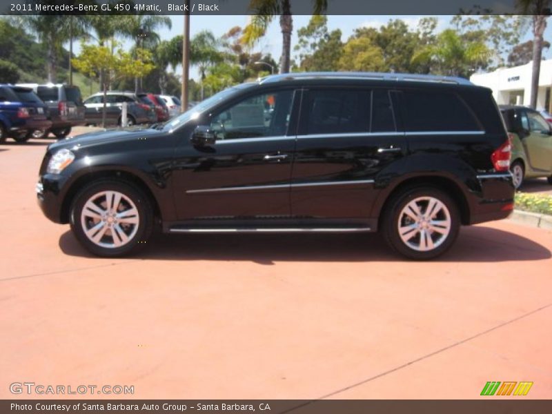 Black / Black 2011 Mercedes-Benz GL 450 4Matic