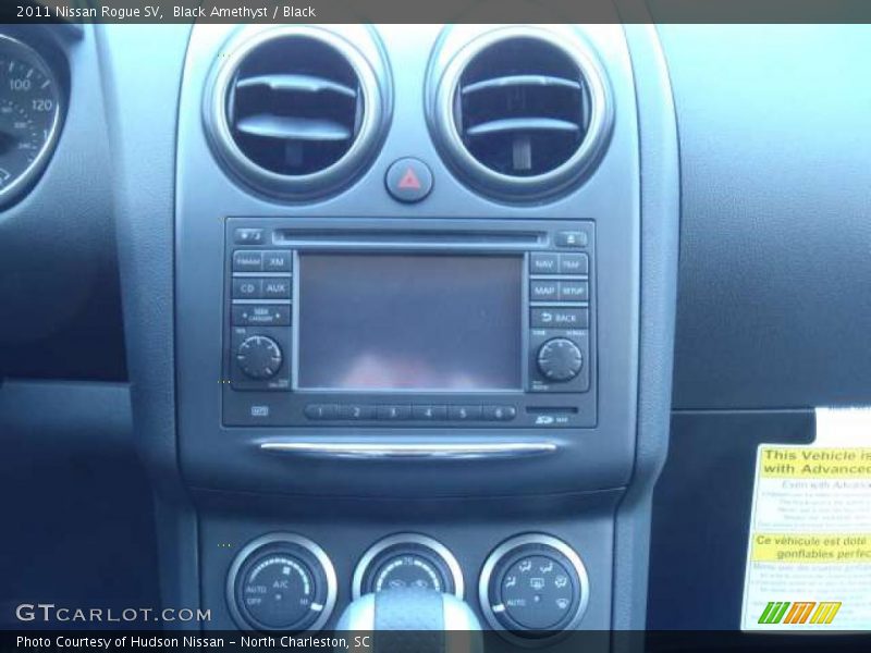 Black Amethyst / Black 2011 Nissan Rogue SV