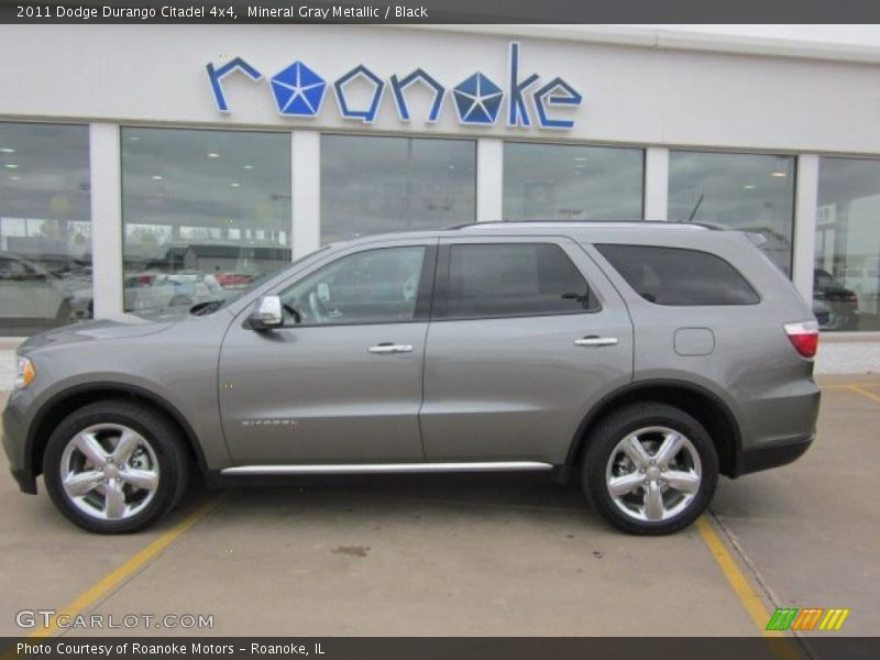 Mineral Gray Metallic / Black 2011 Dodge Durango Citadel 4x4