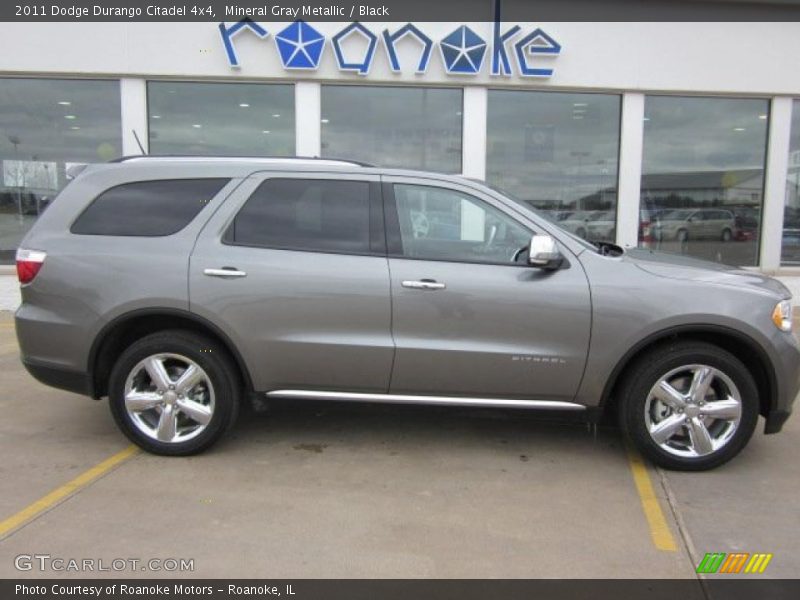 Mineral Gray Metallic / Black 2011 Dodge Durango Citadel 4x4