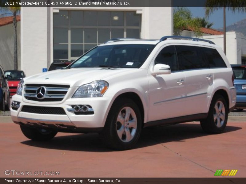 Diamond White Metallic / Black 2011 Mercedes-Benz GL 450 4Matic