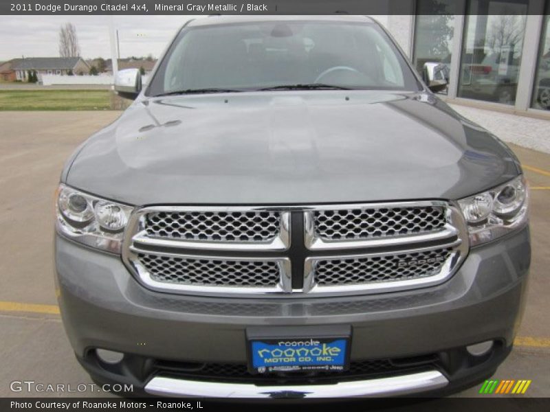 Mineral Gray Metallic / Black 2011 Dodge Durango Citadel 4x4