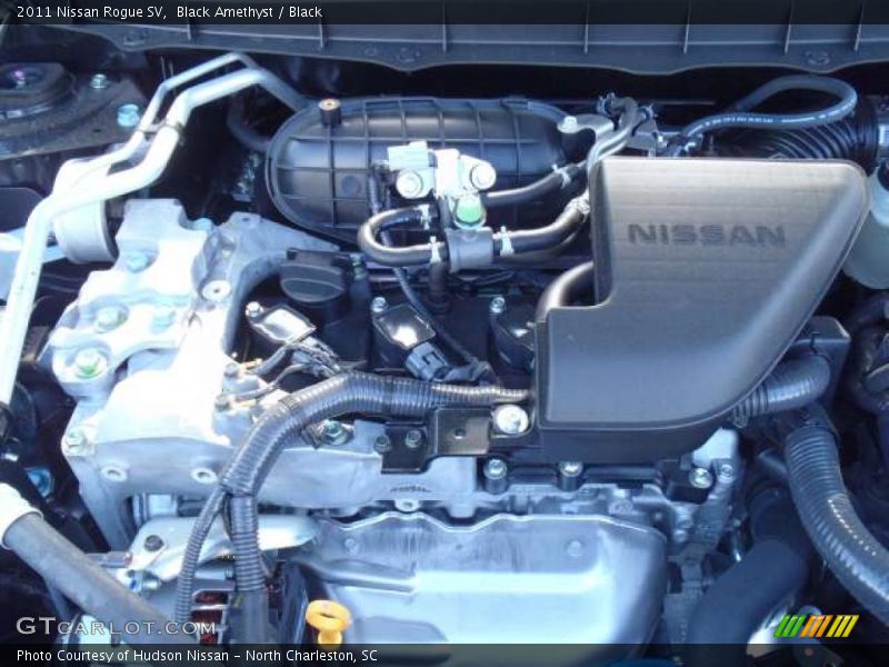 Black Amethyst / Black 2011 Nissan Rogue SV