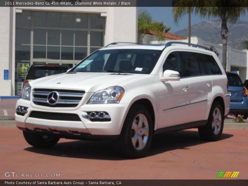 Diamond White Metallic / Black 2011 Mercedes-Benz GL 450 4Matic