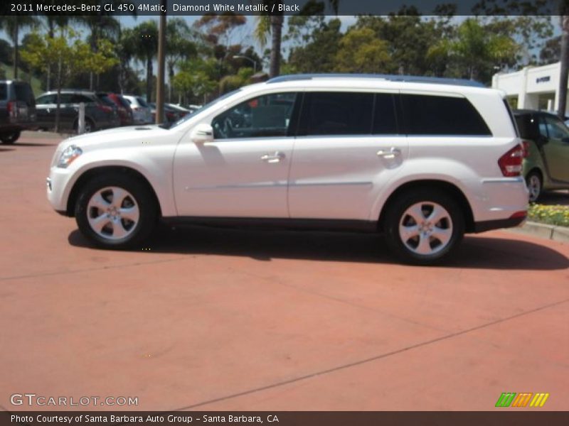 Diamond White Metallic / Black 2011 Mercedes-Benz GL 450 4Matic