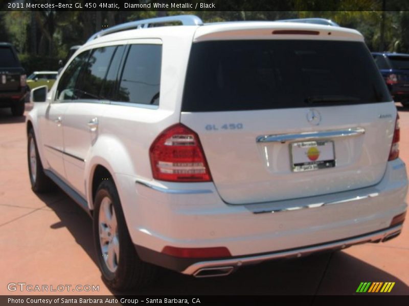 Diamond White Metallic / Black 2011 Mercedes-Benz GL 450 4Matic