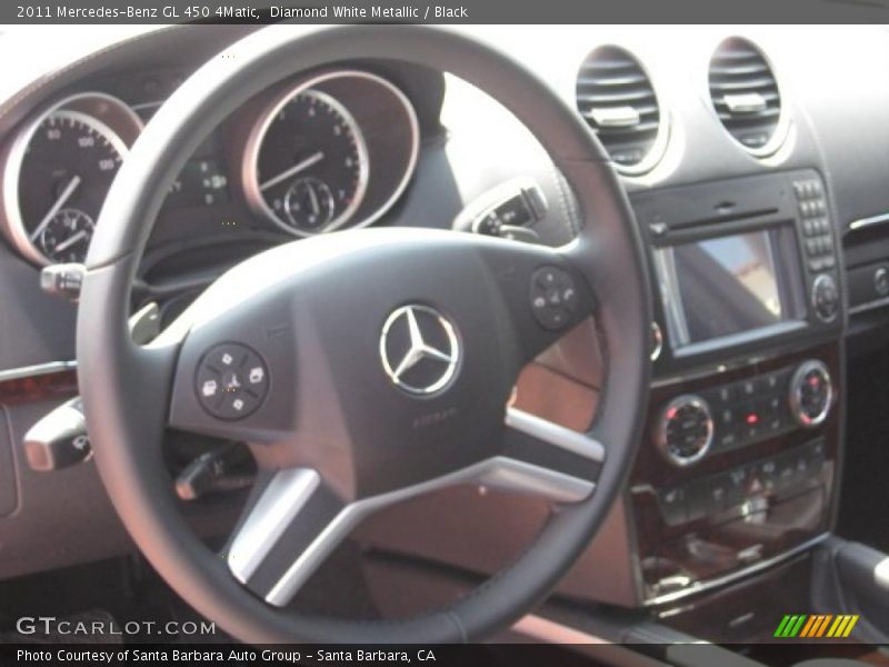 Diamond White Metallic / Black 2011 Mercedes-Benz GL 450 4Matic