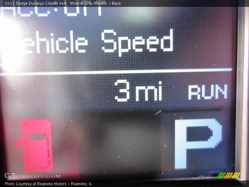Mineral Gray Metallic / Black 2011 Dodge Durango Citadel 4x4