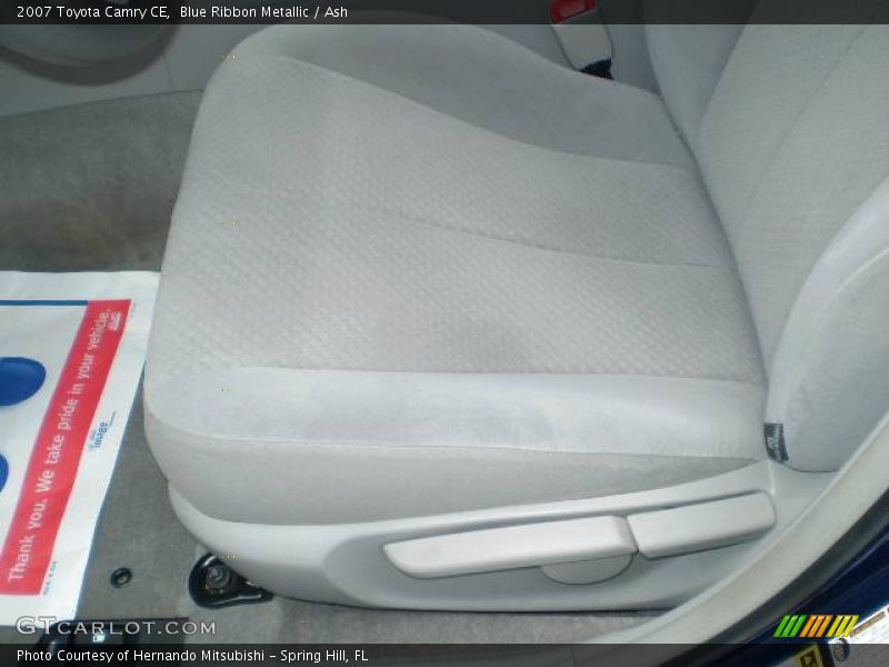 Blue Ribbon Metallic / Ash 2007 Toyota Camry CE
