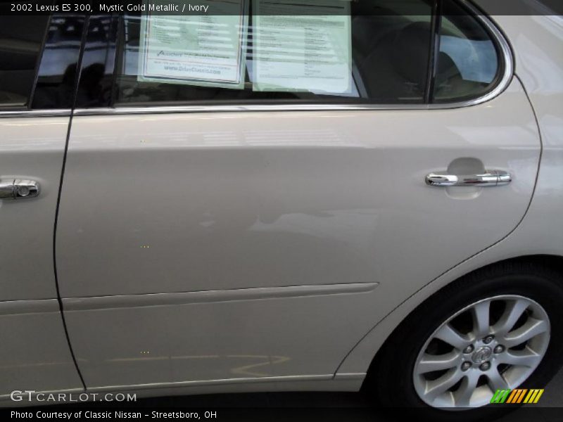 Mystic Gold Metallic / Ivory 2002 Lexus ES 300