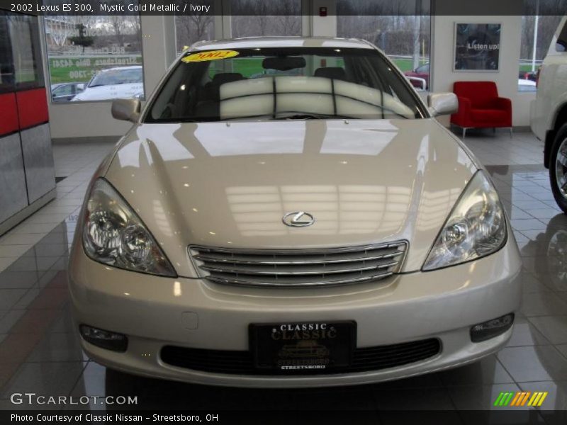 Mystic Gold Metallic / Ivory 2002 Lexus ES 300