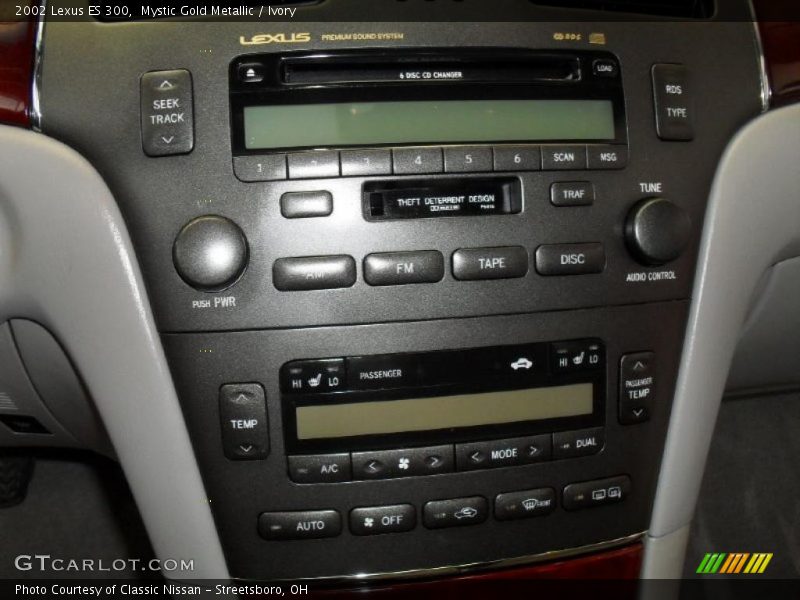 Mystic Gold Metallic / Ivory 2002 Lexus ES 300