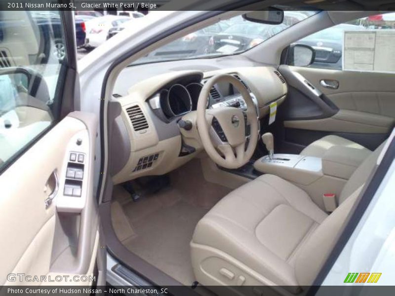 Glacier White Pearl / Beige 2011 Nissan Murano SL