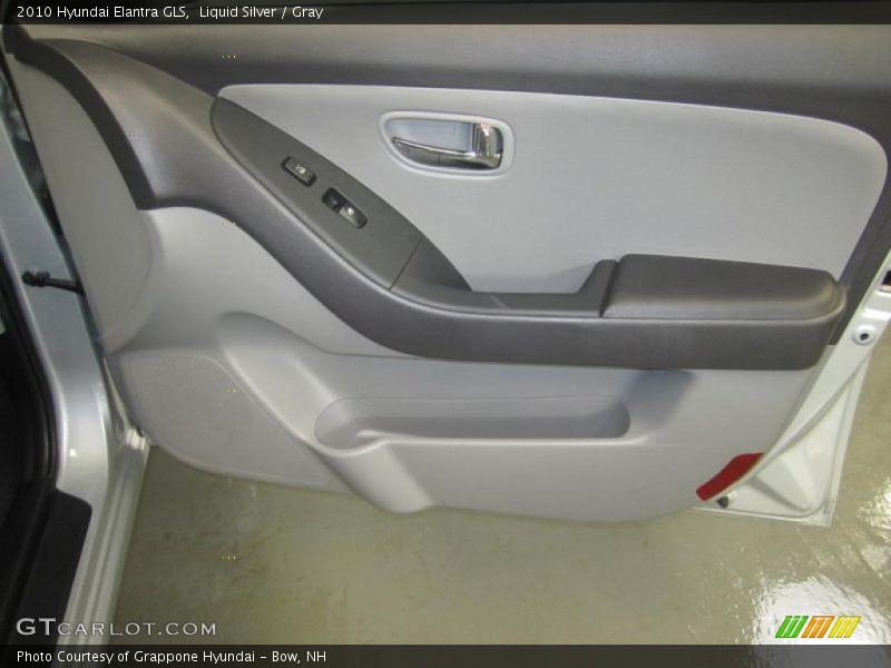 Liquid Silver / Gray 2010 Hyundai Elantra GLS