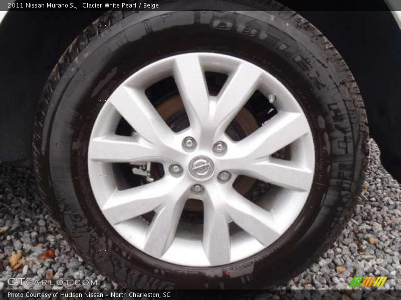 Glacier White Pearl / Beige 2011 Nissan Murano SL