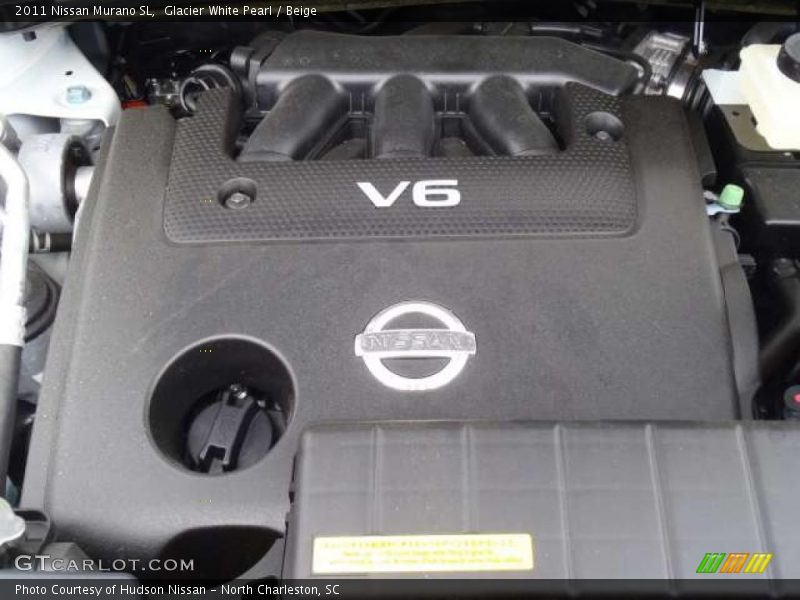 Glacier White Pearl / Beige 2011 Nissan Murano SL
