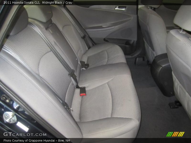 Midnight Black / Gray 2011 Hyundai Sonata GLS
