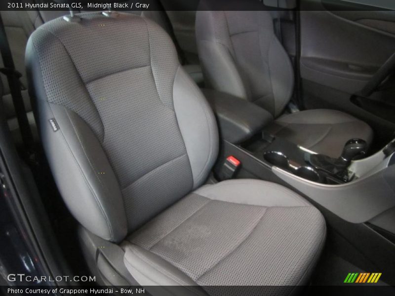 Midnight Black / Gray 2011 Hyundai Sonata GLS