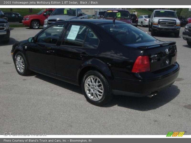 Black / Black 2003 Volkswagen Jetta Wolfsburg Edition 1.8T Sedan