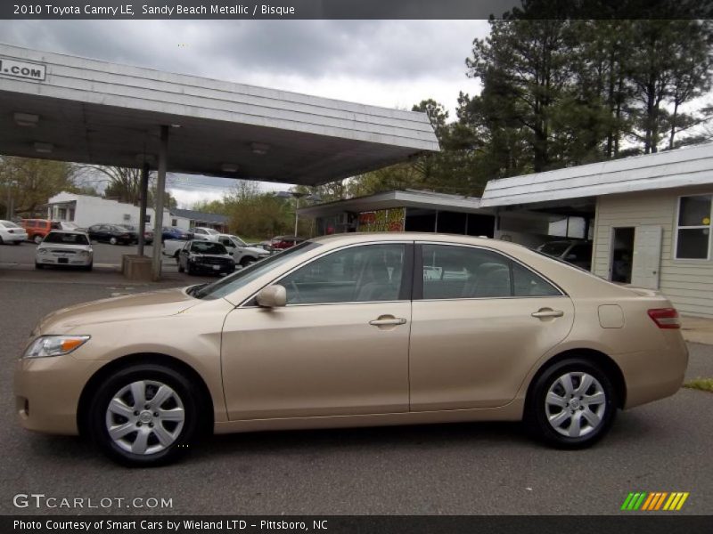 Sandy Beach Metallic / Bisque 2010 Toyota Camry LE