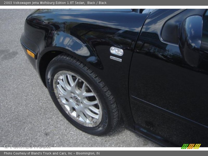 Black / Black 2003 Volkswagen Jetta Wolfsburg Edition 1.8T Sedan